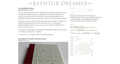 Desktop Screenshot of bathtubdreamer.com